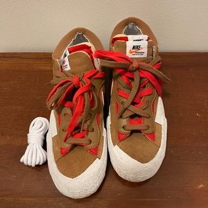 Nike Sacai x Blazer Low - British Tan. men’s 9